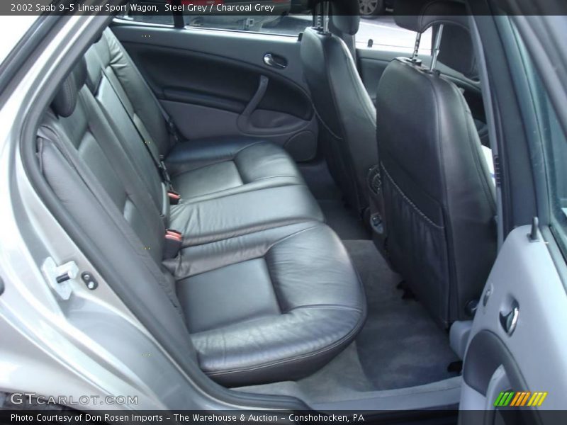 Steel Grey / Charcoal Grey 2002 Saab 9-5 Linear Sport Wagon