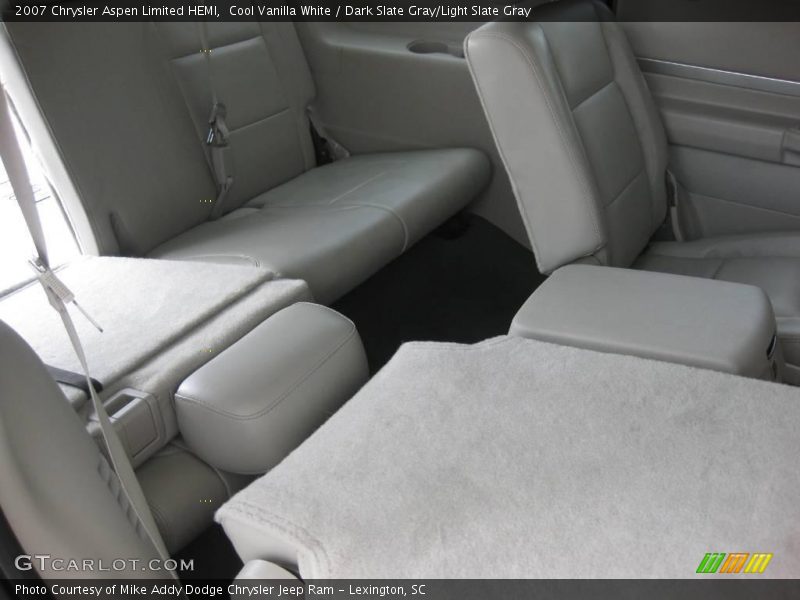 Cool Vanilla White / Dark Slate Gray/Light Slate Gray 2007 Chrysler Aspen Limited HEMI
