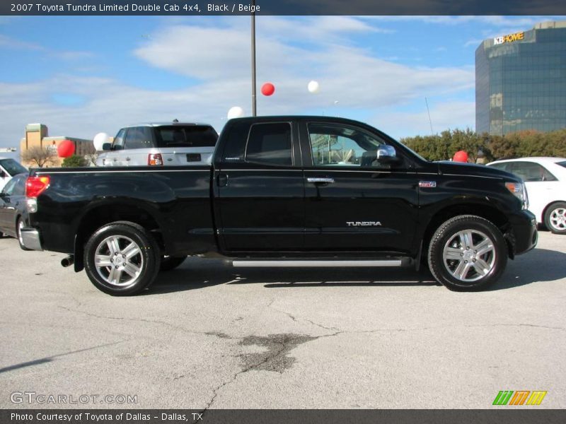 Black / Beige 2007 Toyota Tundra Limited Double Cab 4x4