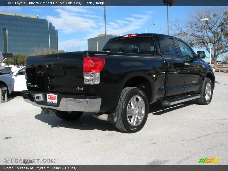 Black / Beige 2007 Toyota Tundra Limited Double Cab 4x4