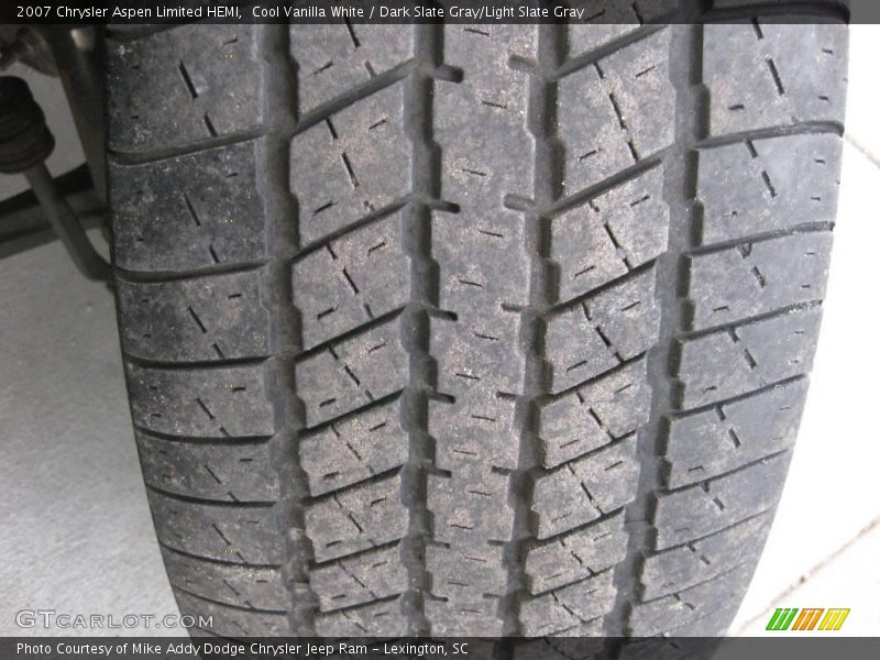 Cool Vanilla White / Dark Slate Gray/Light Slate Gray 2007 Chrysler Aspen Limited HEMI