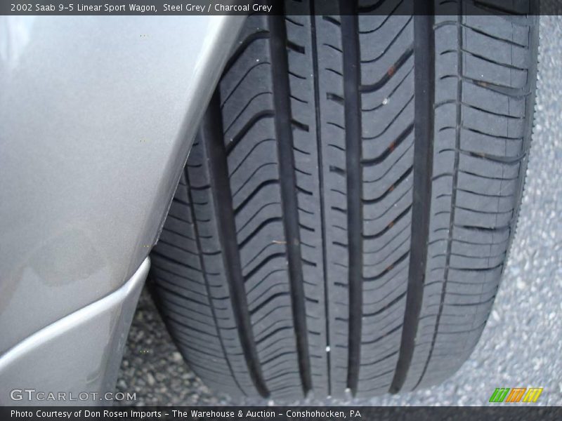 Steel Grey / Charcoal Grey 2002 Saab 9-5 Linear Sport Wagon