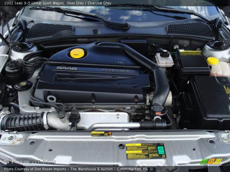 Steel Grey / Charcoal Grey 2002 Saab 9-5 Linear Sport Wagon