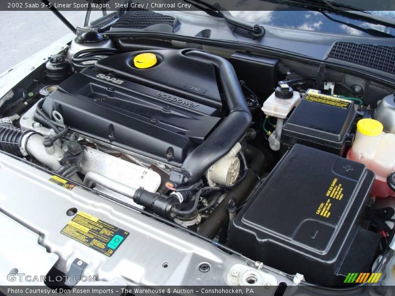 Steel Grey / Charcoal Grey 2002 Saab 9-5 Linear Sport Wagon