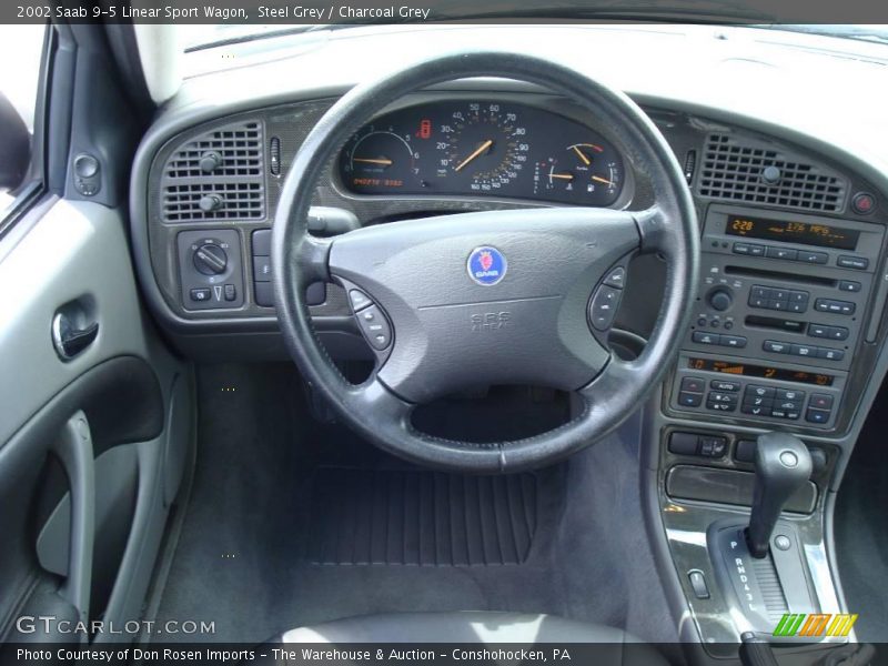 Steel Grey / Charcoal Grey 2002 Saab 9-5 Linear Sport Wagon