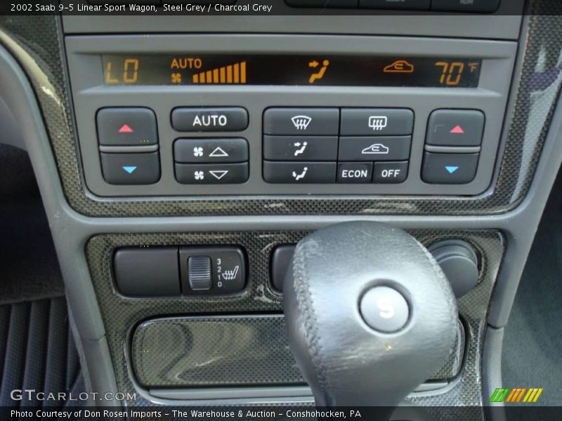 Steel Grey / Charcoal Grey 2002 Saab 9-5 Linear Sport Wagon