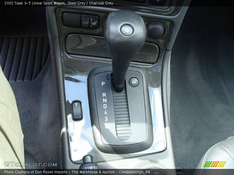 Steel Grey / Charcoal Grey 2002 Saab 9-5 Linear Sport Wagon