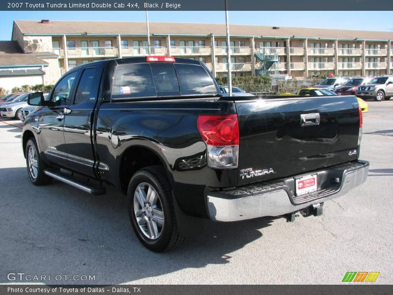 Black / Beige 2007 Toyota Tundra Limited Double Cab 4x4