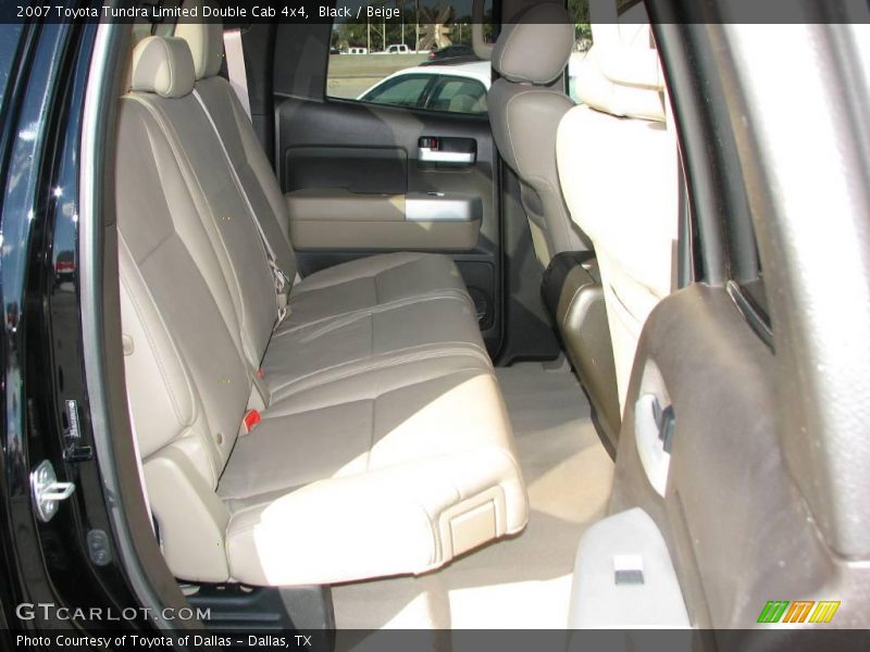 Black / Beige 2007 Toyota Tundra Limited Double Cab 4x4
