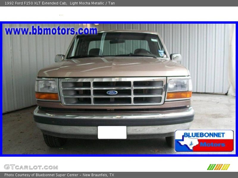 Light Mocha Metallic / Tan 1992 Ford F150 XLT Extended Cab