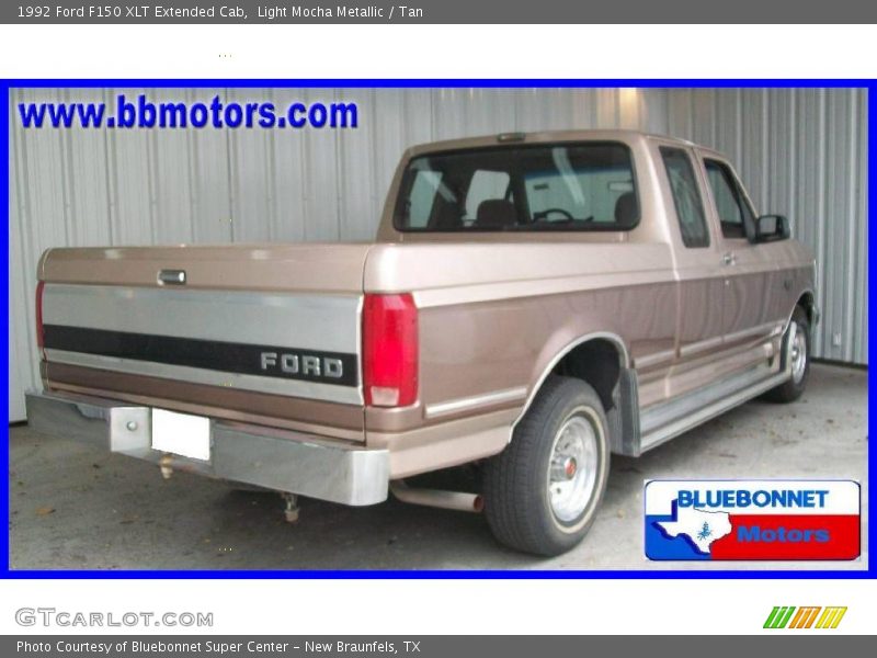 Light Mocha Metallic / Tan 1992 Ford F150 XLT Extended Cab