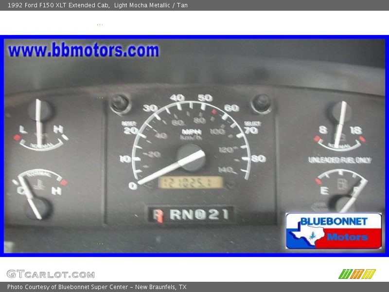 Light Mocha Metallic / Tan 1992 Ford F150 XLT Extended Cab