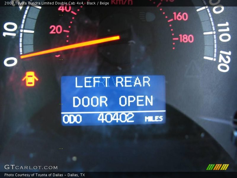 Black / Beige 2007 Toyota Tundra Limited Double Cab 4x4