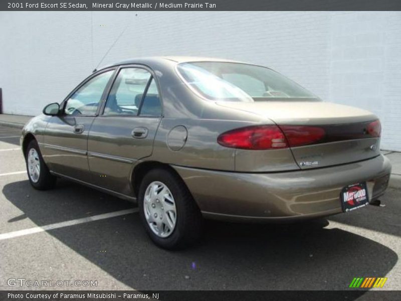 Mineral Gray Metallic / Medium Prairie Tan 2001 Ford Escort SE Sedan