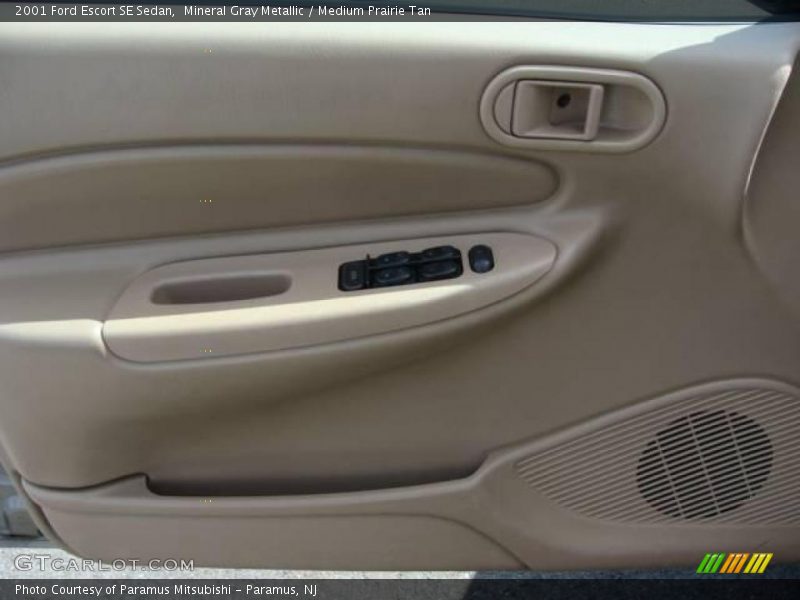 Mineral Gray Metallic / Medium Prairie Tan 2001 Ford Escort SE Sedan