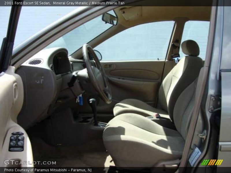 Mineral Gray Metallic / Medium Prairie Tan 2001 Ford Escort SE Sedan