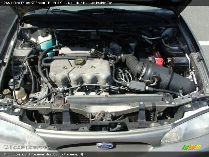 Mineral Gray Metallic / Medium Prairie Tan 2001 Ford Escort SE Sedan