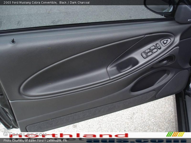 Black / Dark Charcoal 2003 Ford Mustang Cobra Convertible