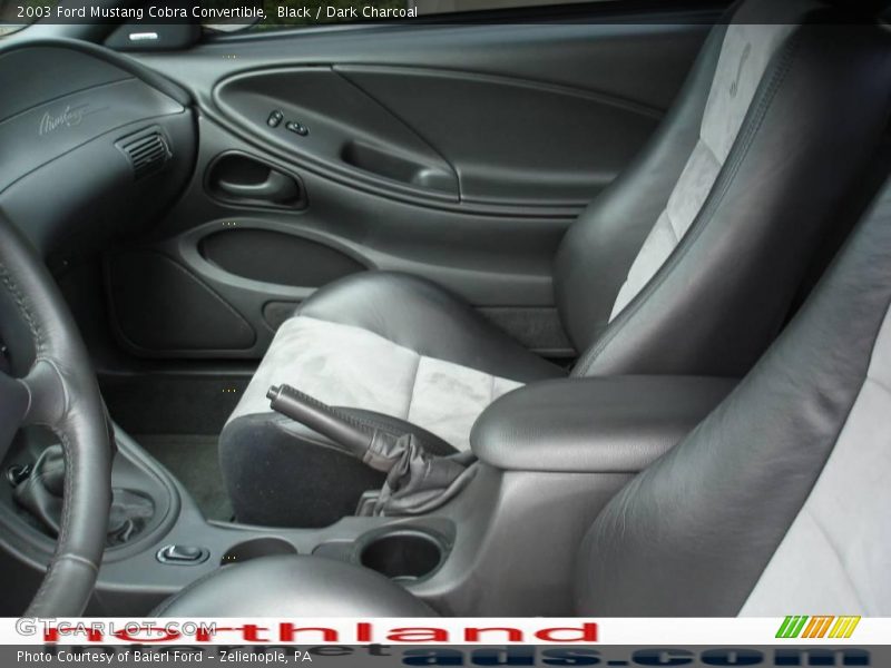 Black / Dark Charcoal 2003 Ford Mustang Cobra Convertible
