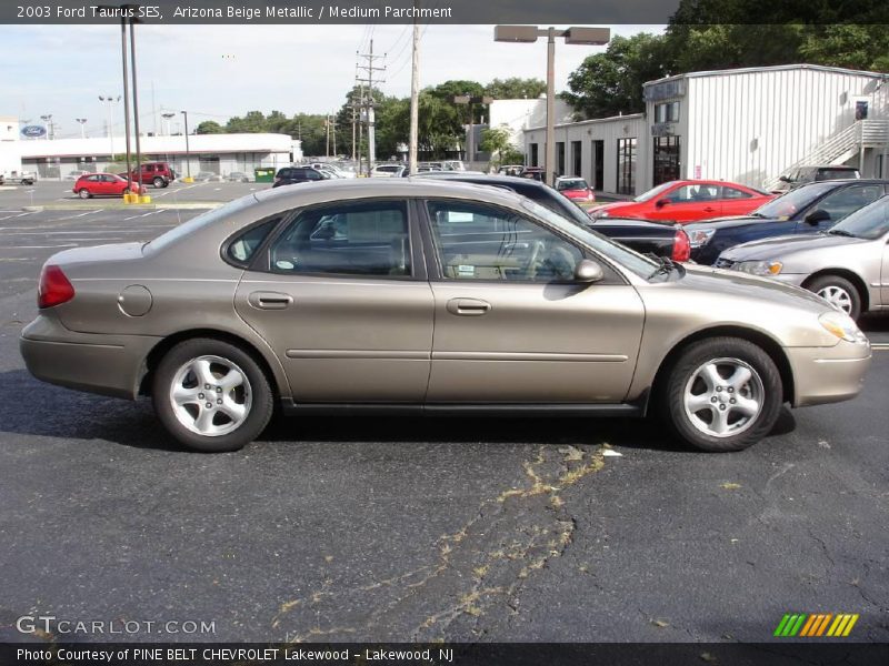 Arizona Beige Metallic / Medium Parchment 2003 Ford Taurus SES
