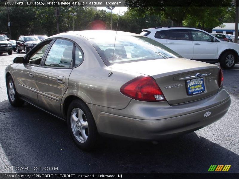 Arizona Beige Metallic / Medium Parchment 2003 Ford Taurus SES