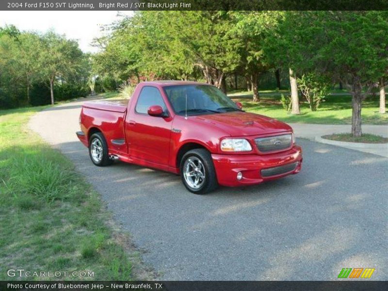 Bright Red / SVT Black/Light Flint 2004 Ford F150 SVT Lightning