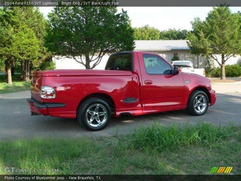 Bright Red / SVT Black/Light Flint 2004 Ford F150 SVT Lightning
