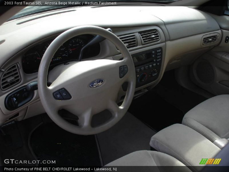 Arizona Beige Metallic / Medium Parchment 2003 Ford Taurus SES
