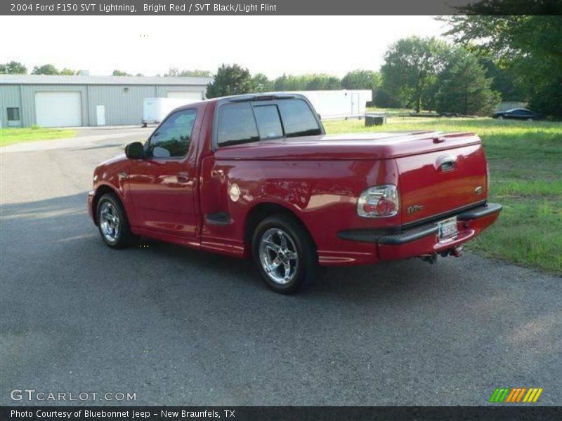 Bright Red / SVT Black/Light Flint 2004 Ford F150 SVT Lightning
