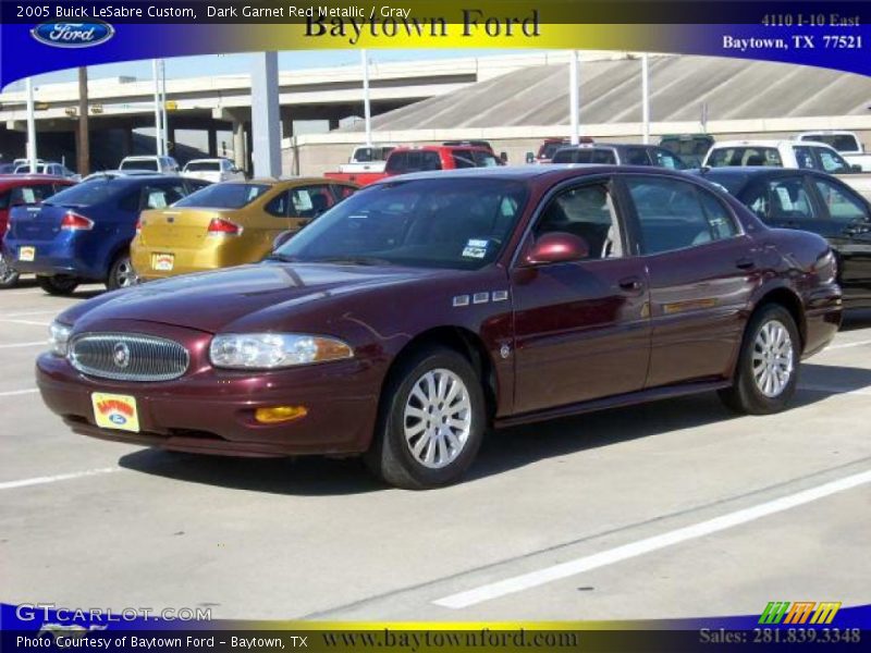 Dark Garnet Red Metallic / Gray 2005 Buick LeSabre Custom