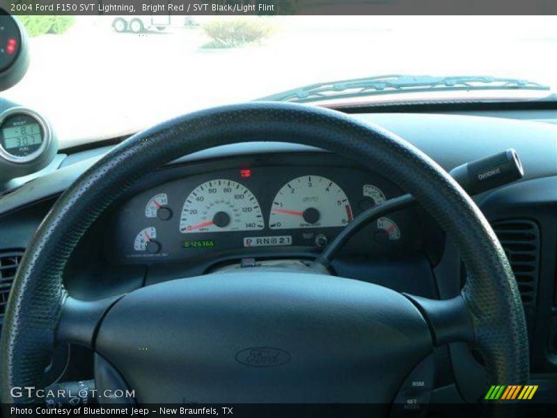 Bright Red / SVT Black/Light Flint 2004 Ford F150 SVT Lightning