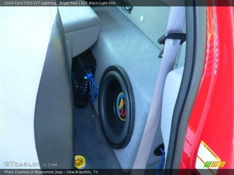 Bright Red / SVT Black/Light Flint 2004 Ford F150 SVT Lightning