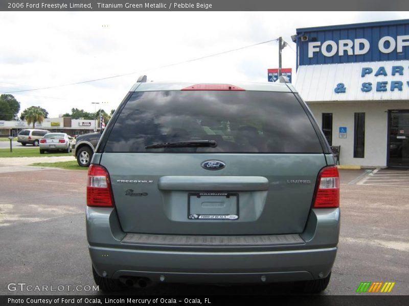 Titanium Green Metallic / Pebble Beige 2006 Ford Freestyle Limited