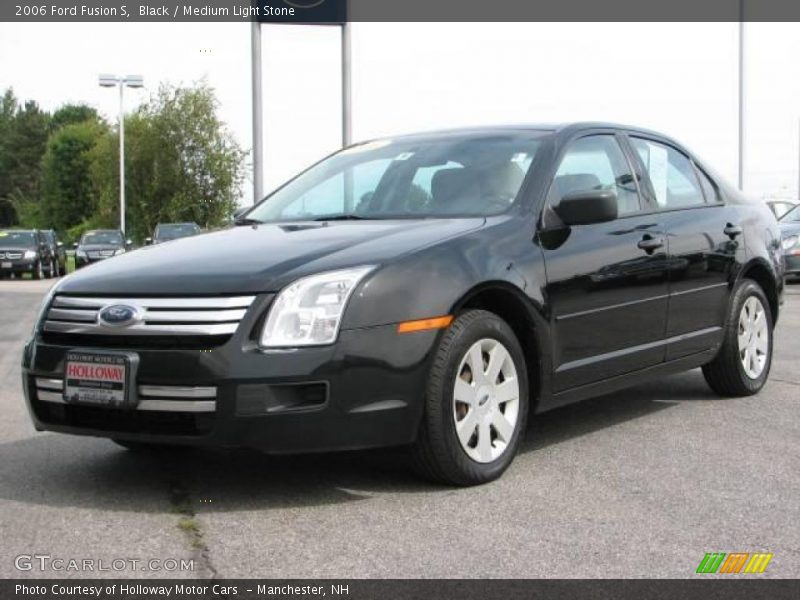 Black / Medium Light Stone 2006 Ford Fusion S