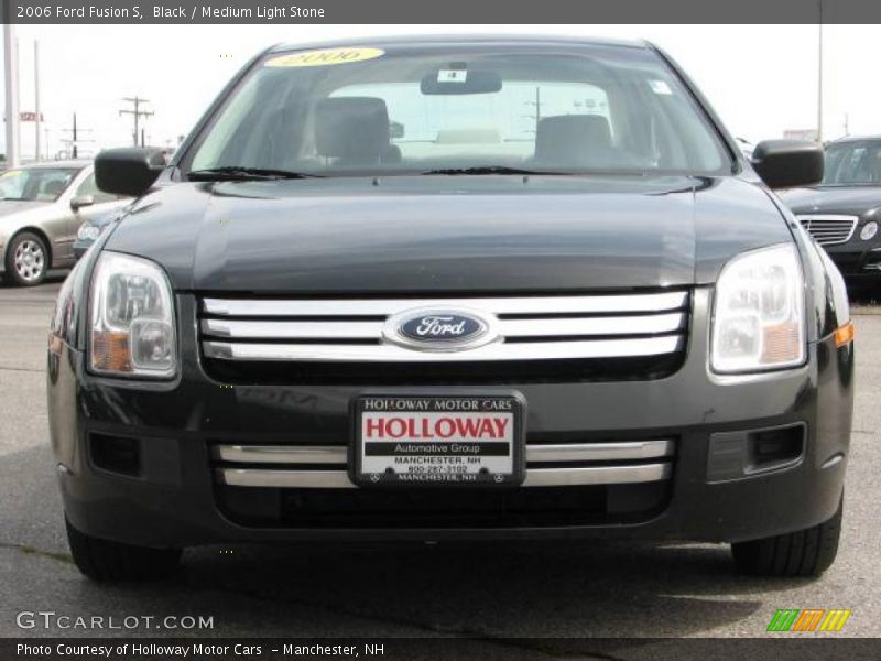 Black / Medium Light Stone 2006 Ford Fusion S