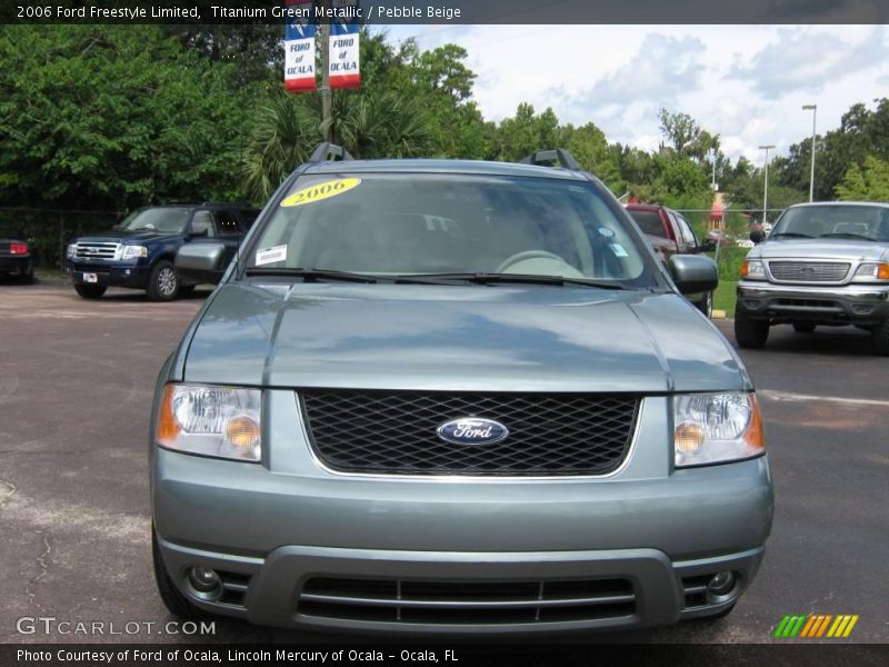 Titanium Green Metallic / Pebble Beige 2006 Ford Freestyle Limited