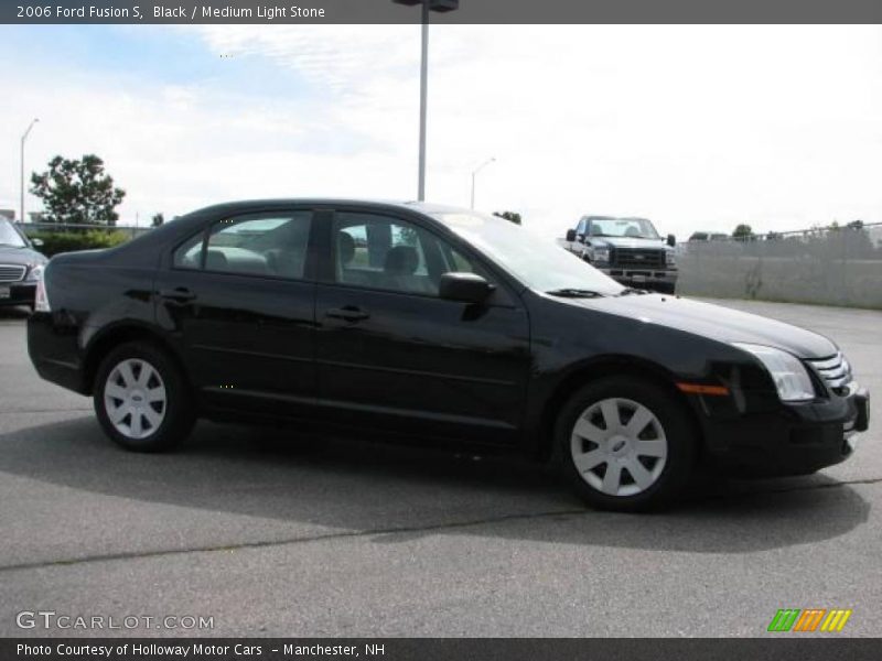 Black / Medium Light Stone 2006 Ford Fusion S