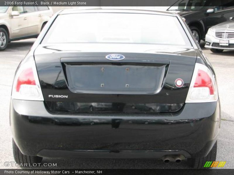 Black / Medium Light Stone 2006 Ford Fusion S