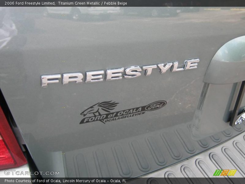 Titanium Green Metallic / Pebble Beige 2006 Ford Freestyle Limited