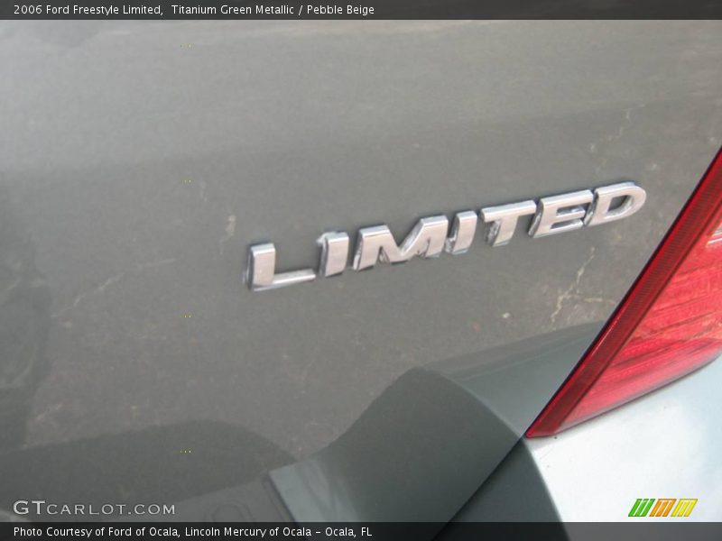 Titanium Green Metallic / Pebble Beige 2006 Ford Freestyle Limited