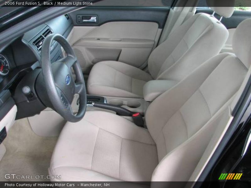 Black / Medium Light Stone 2006 Ford Fusion S