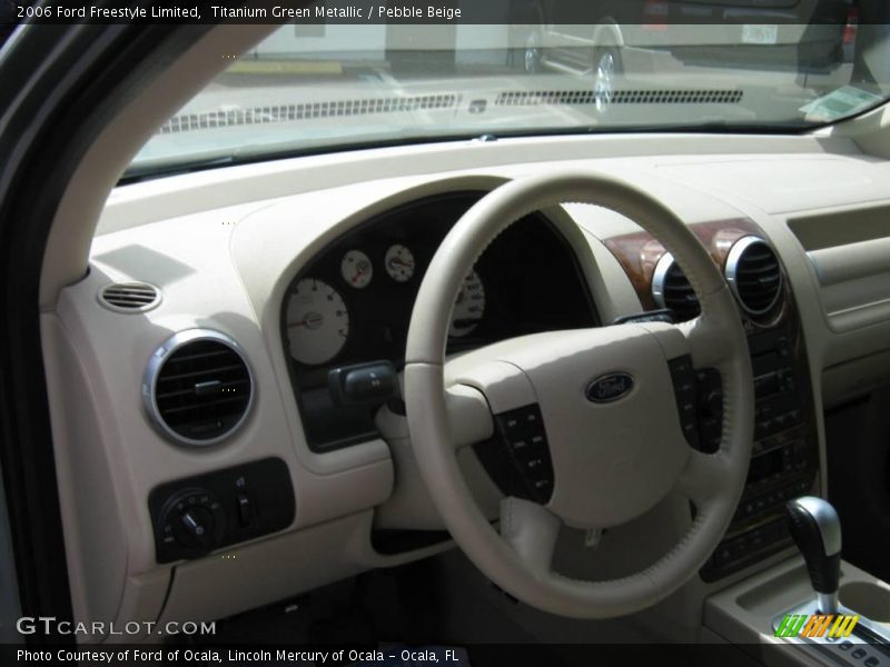 Titanium Green Metallic / Pebble Beige 2006 Ford Freestyle Limited