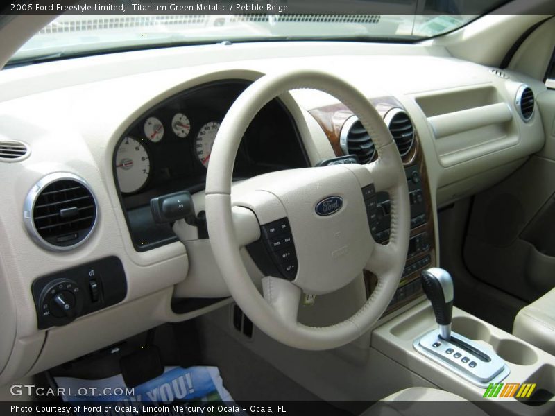 Titanium Green Metallic / Pebble Beige 2006 Ford Freestyle Limited