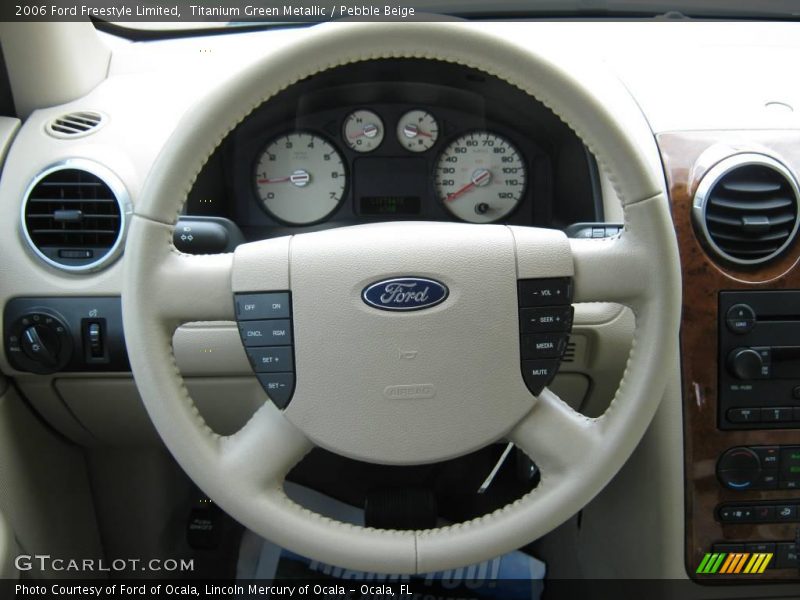 Titanium Green Metallic / Pebble Beige 2006 Ford Freestyle Limited