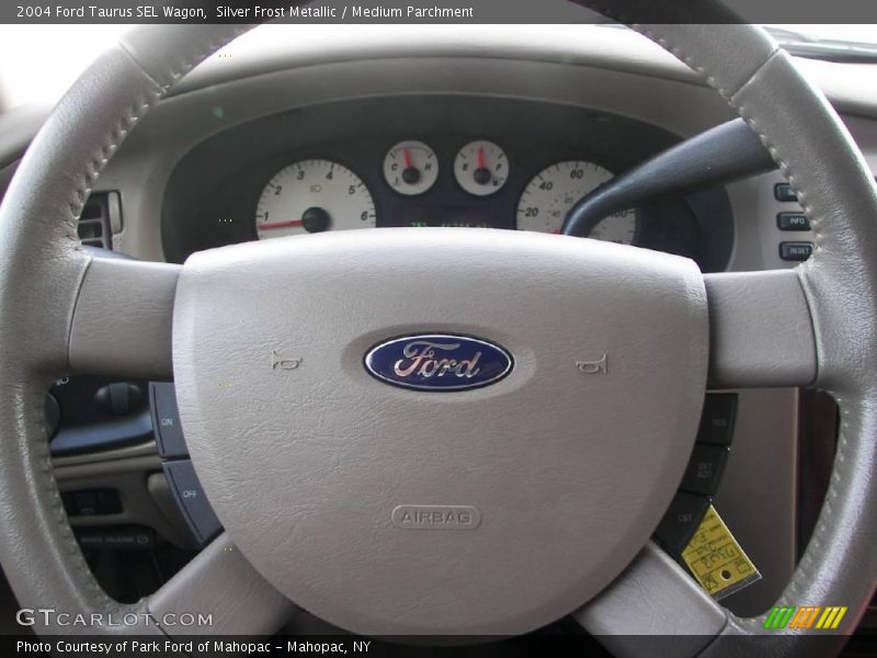 Silver Frost Metallic / Medium Parchment 2004 Ford Taurus SEL Wagon