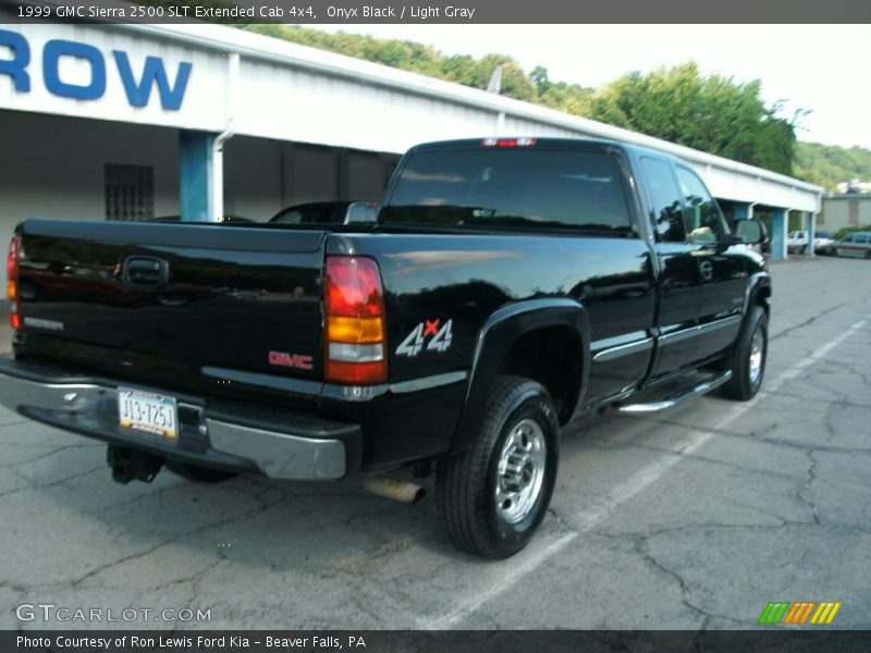 Onyx Black / Light Gray 1999 GMC Sierra 2500 SLT Extended Cab 4x4