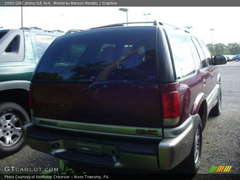 Monterey Maroon Metallic / Graphite 2000 GMC Jimmy SLE 4x4
