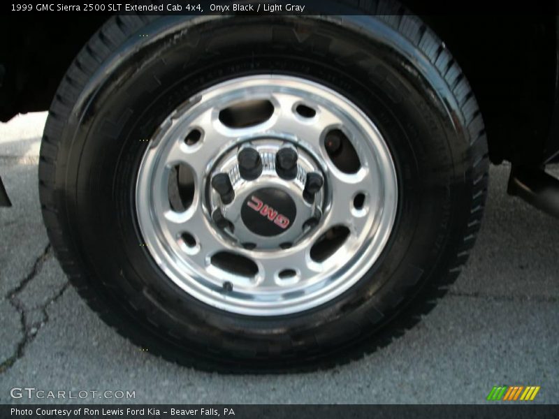 Onyx Black / Light Gray 1999 GMC Sierra 2500 SLT Extended Cab 4x4