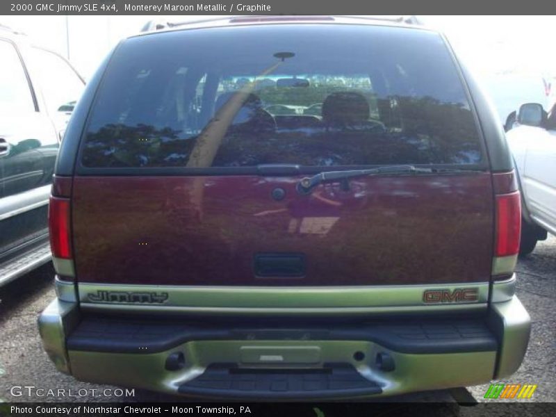 Monterey Maroon Metallic / Graphite 2000 GMC Jimmy SLE 4x4