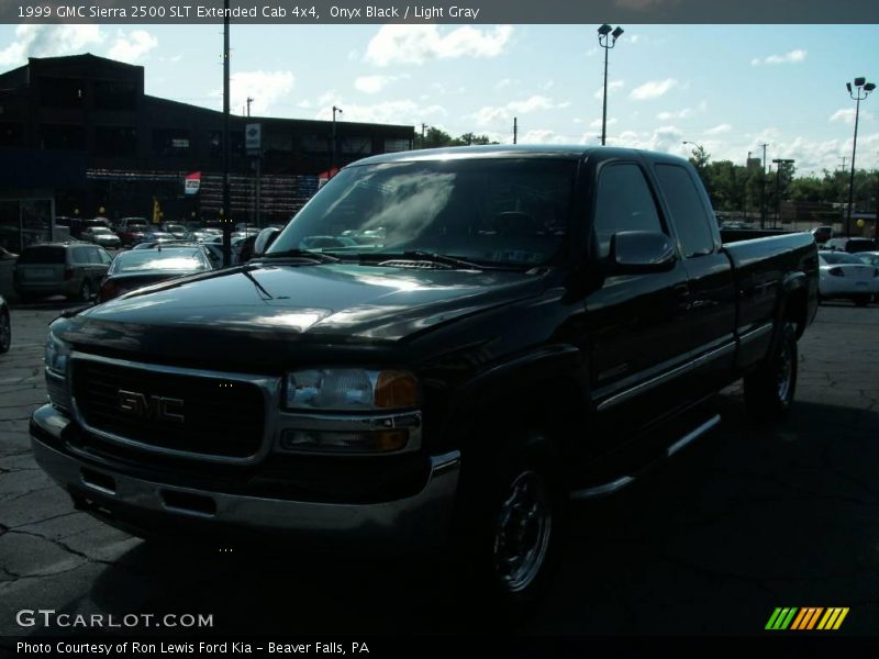 Onyx Black / Light Gray 1999 GMC Sierra 2500 SLT Extended Cab 4x4